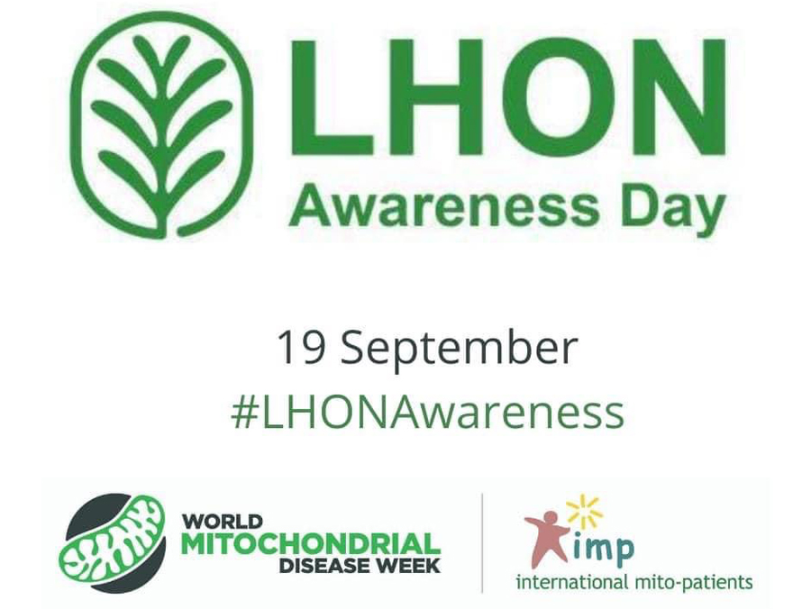 LHON AWARENESS DAY Logo 19. September mit dem Hashtag #LHONAwareness
