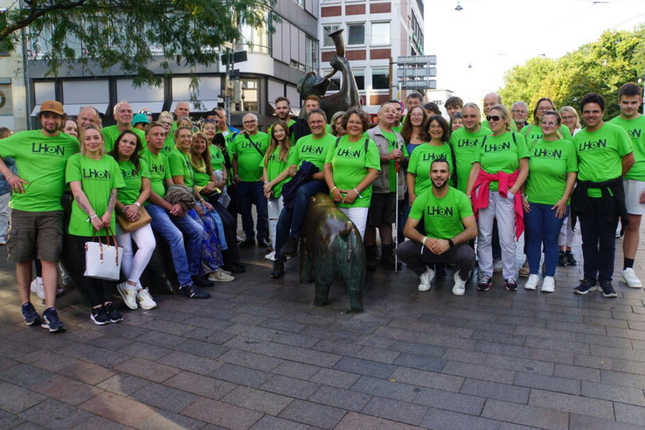 LHON Gruppenbild bei der Bremer Stadtführung